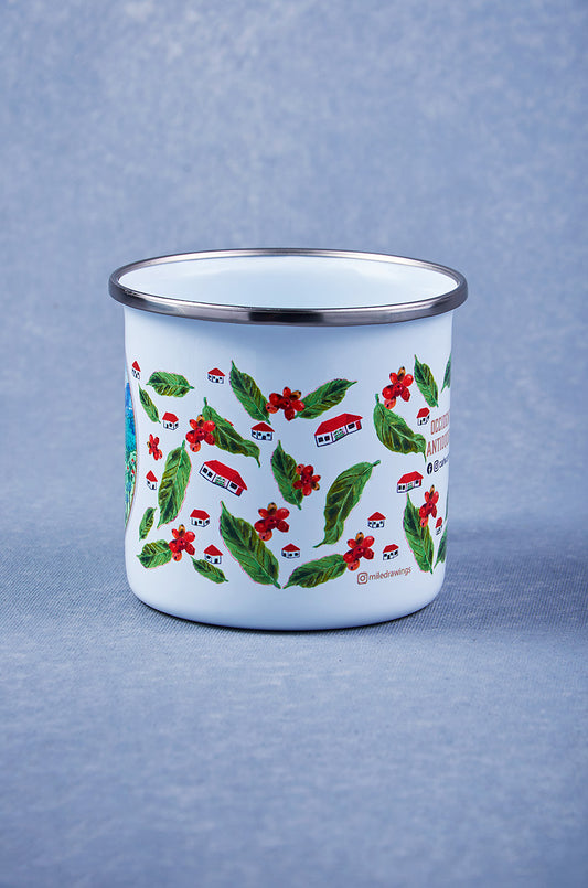 Vaso Peltre 250ml - Paisaje del Occidente Antioqueño