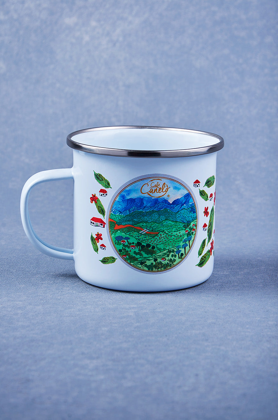 Vaso Peltre 250ml - Paisaje del Occidente Antioqueño