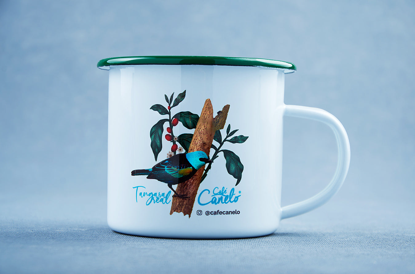 Vaso Peltre 250ml - Ave Tángara Real